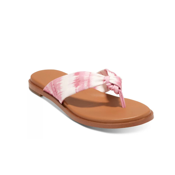 Cole Haan Fiona Thong Flat Sandals Memphis Pink Size 9 240089 - Picture 1 of 2